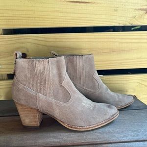 Suede Western Boots